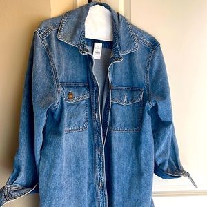 New with Tags!! Loft Oversized Jean Jacket!